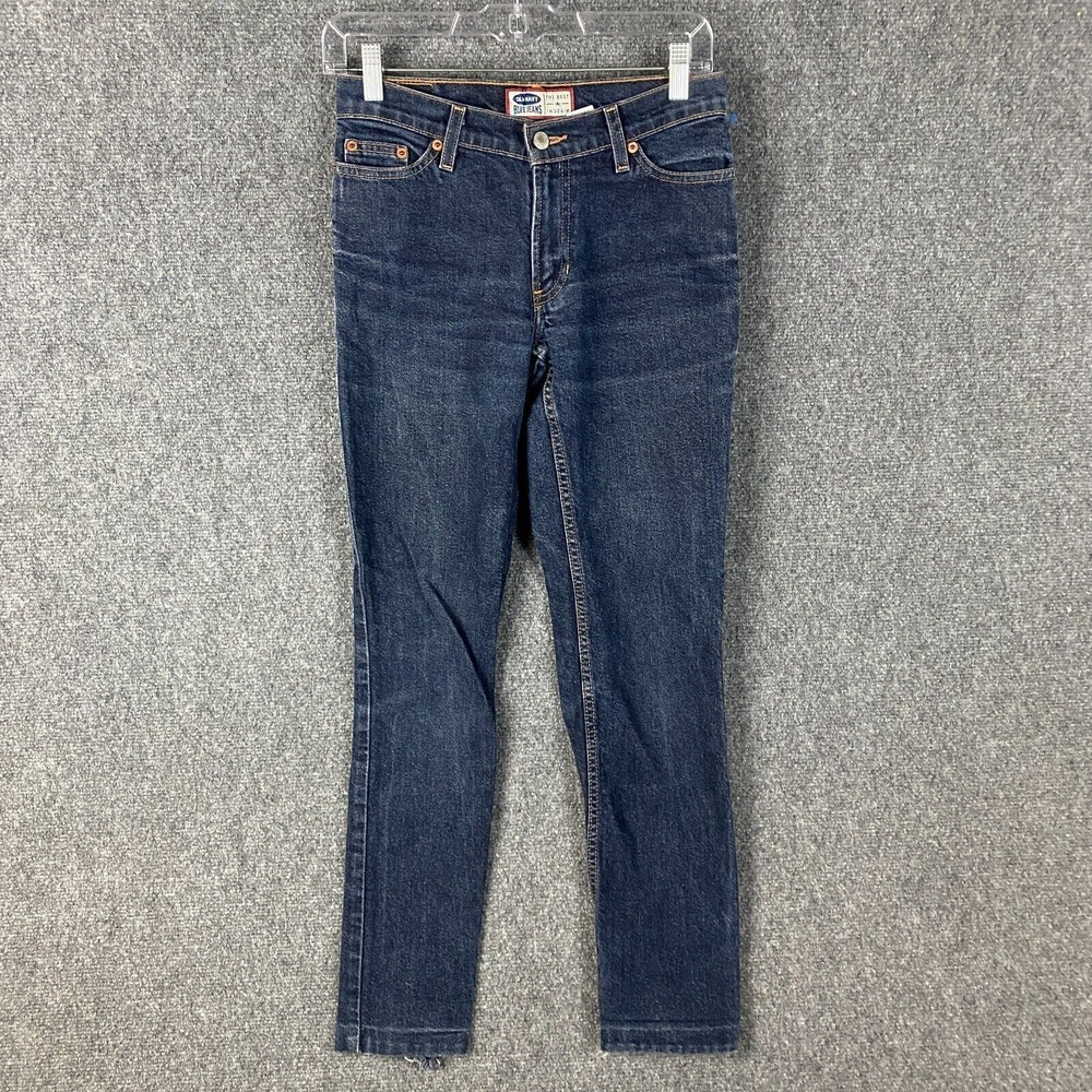 Old Navy Blue Jeans Women's Size 1 Regular Denim Cotton Mid Rise
